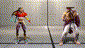 キンバリー /\15 ジャンプ中P（空裏拳）
